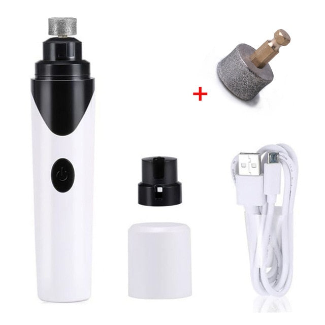 Rechargeable Nails Dog Cat Care Grooming USB Electric Pet Dog Nail Grinder