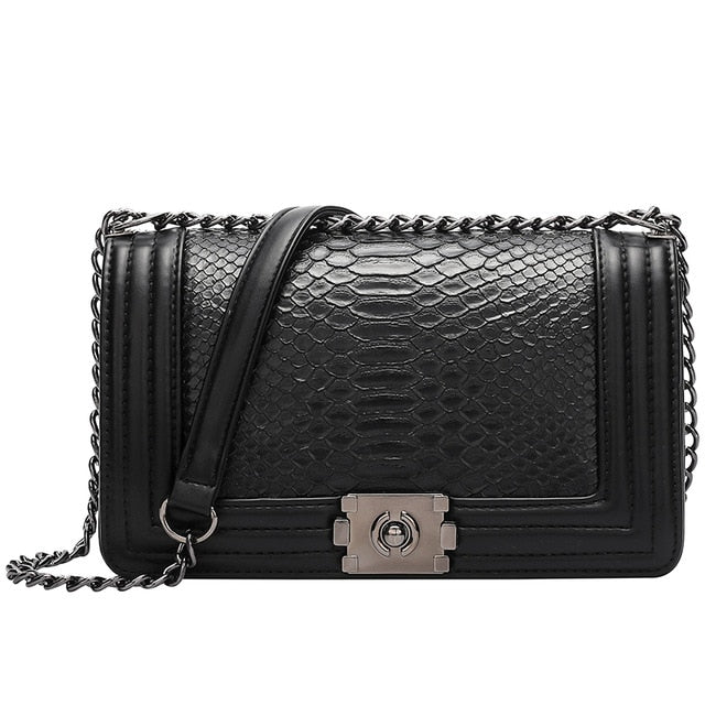 Designer purse female single Shoulder Bag Luxury Brand Women Bag Snake Crossbody bag