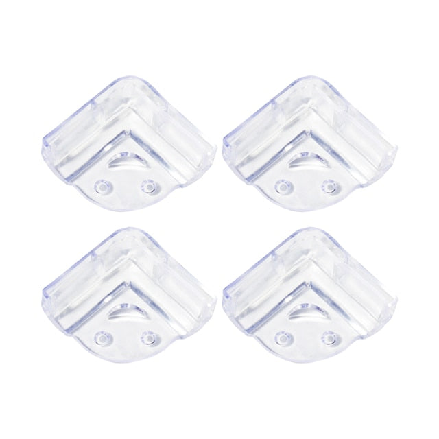 4Pcs Child Baby Safety Silicone Protector Table Corner Edge Protection