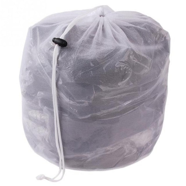 Laundry Mesh Bags Drawstring Net Laundry Saver Mesh Washing