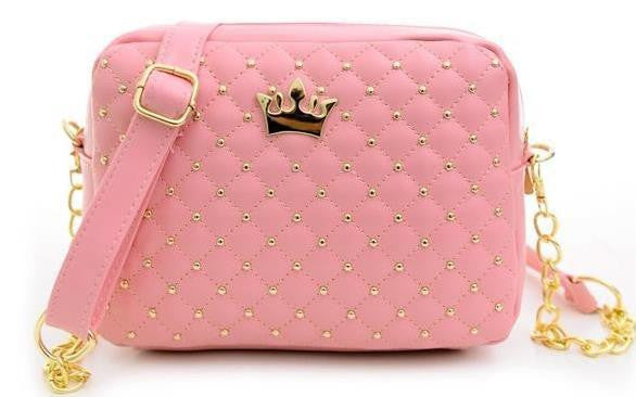 2016 Women Bag Fashion Women Messenger Bags Rivet Chain Shoulder Bag High Quality