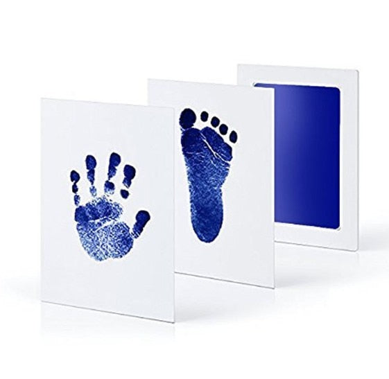 Newborn Baby Footprints Handprint Ink Pads Kits for DIY Photo Frame