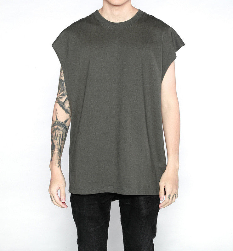 KMO streetwear korean fitness men fashion blank gym clothing bodybuilding wife - Shopy Max