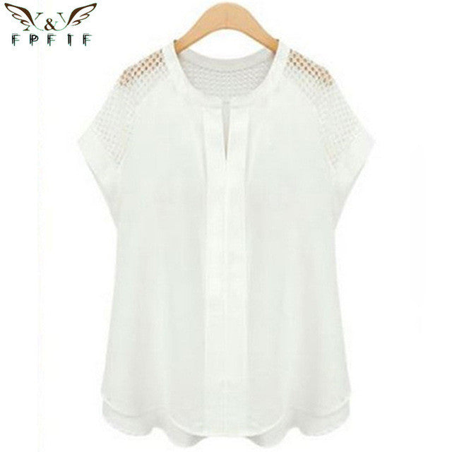 2016 Summer style women kimono blouses shirts cotton linen casual stitching Hollow tops
