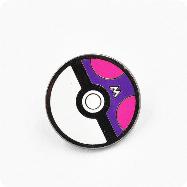 Pokemon Brooches Anime Cute Harajuku Ball Pokemon Go Enamel Pin Badge - Shopy Max
