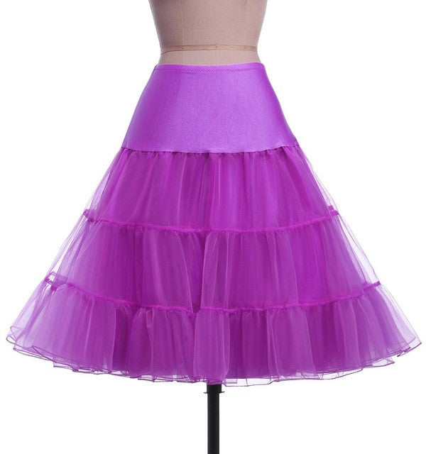 Tutu Skirt Silps swing Rockabilly Petticoat Underskirt Crinoline fluffy pettiskirt for Wedding