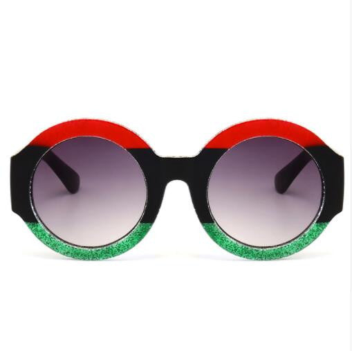 ROYAL GIRL NEW Designer Round Sunglasses for Women Retro Modern Shiny Shades ss126