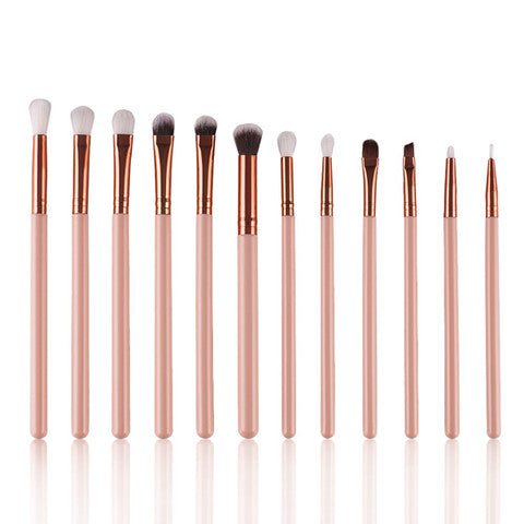 Rose Gold Perfect Eye Shadow Blending Brush Set
