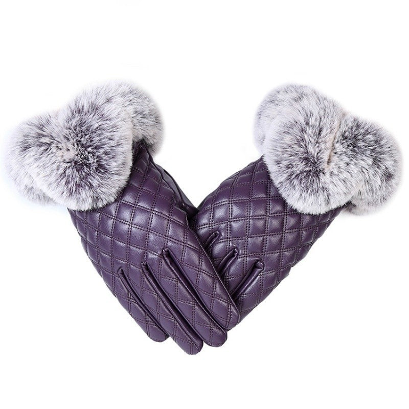 Guantes De Inverno Quentes Guantes De Coiro Feminino