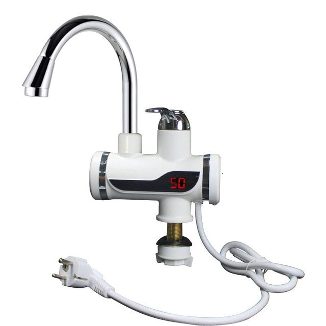 3000W Temperature Display Instant Hot Water Tap Tankless Electric