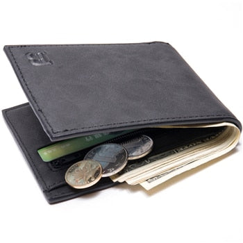 2019 Fashion Men Wallets Small Wallet Men Money Purse Coin Bag Zipper Short Male Wallet Card Holder .