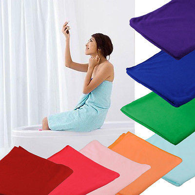 70x140cm Absorbent Microfiber Beach Bath Towel Drying Washcloth Swimwear Daily - Shopy Max