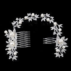 Slam styling crystal long wedding hair comb bridal hair accessories