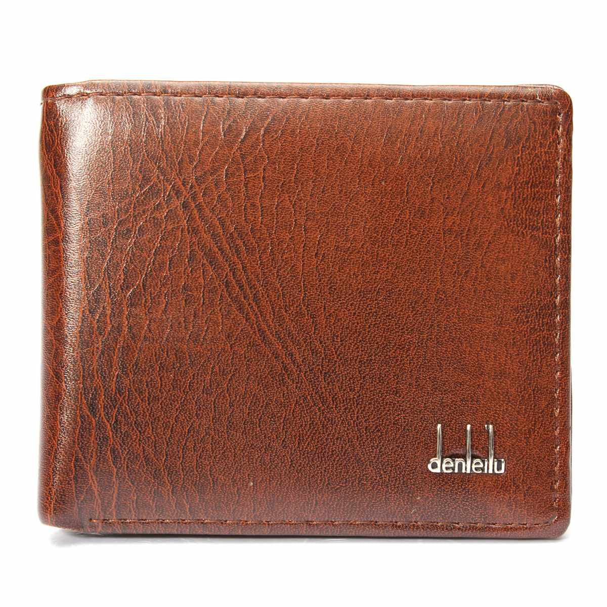 NEW Good Quality Burse Leather Brand Wallet Men Wallets Multifunctional Short Design Man Purse Card Holder 22cmx9.5cm