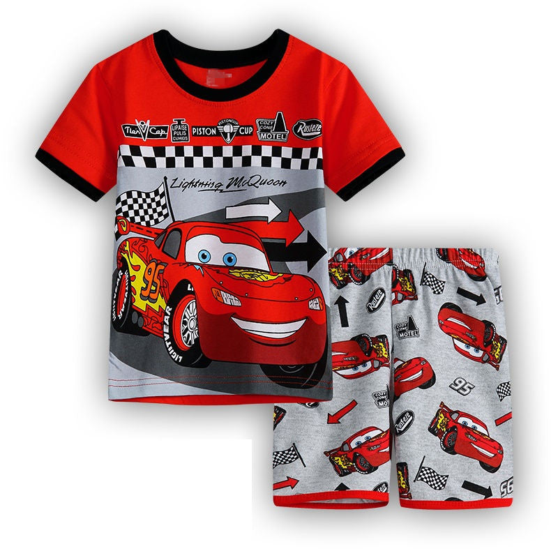 2016 new 100% Cotton Baby Boys Girls Clothing Set Children short Shirt - Shopy Max