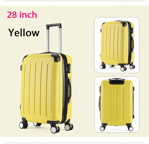24 inches,Women Suitcase For Travel,bags on wheels,Trolley Case,ABS luggage bag,Duffle Bag,Travel bags,Travel Suitcases - Shopy Max