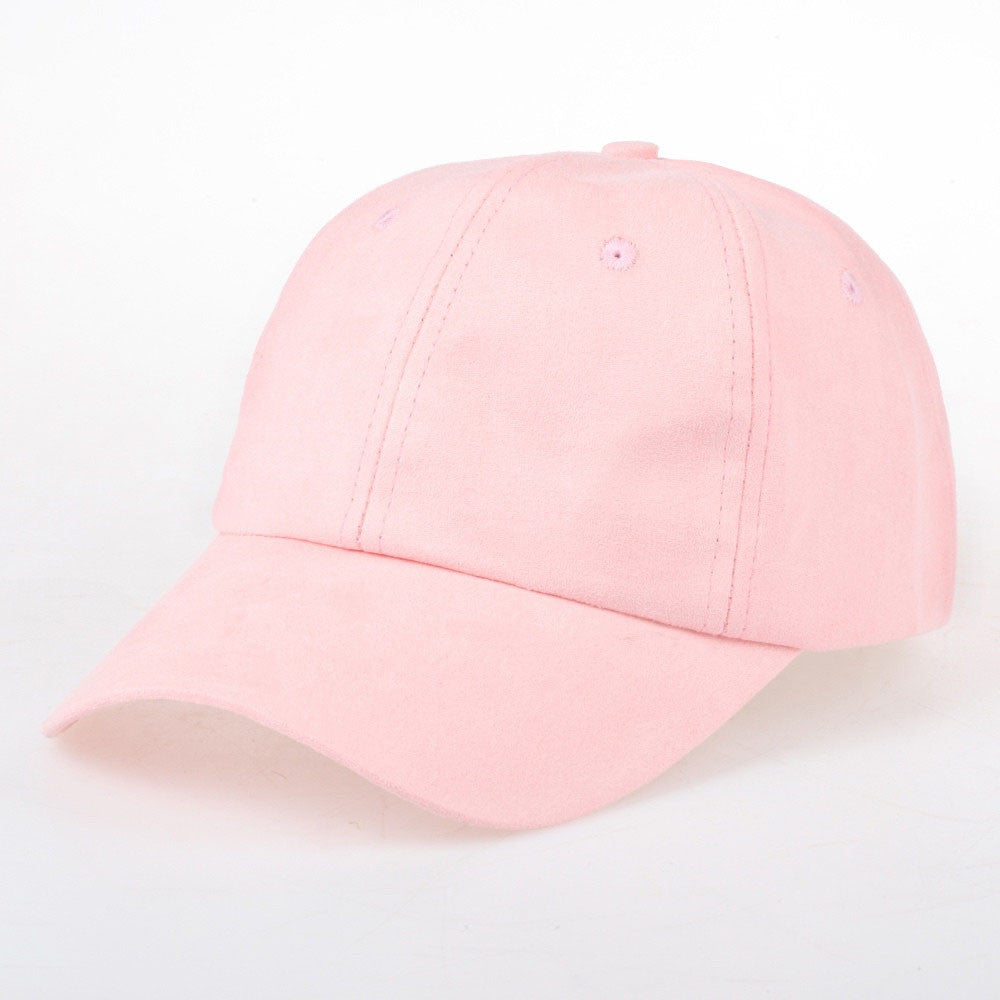 Female 2016 Fashion Suede Snapback Baseball Caps New Brand Gorras