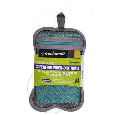 Three Colors Quick Dry Travel Towel Microfiber Towel Sport Swimming Beach Towel