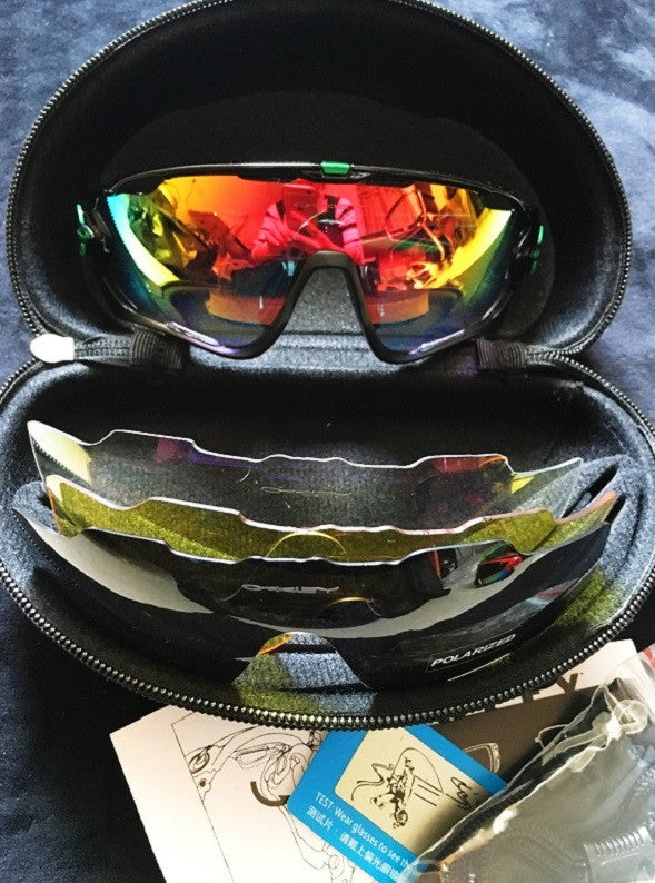 2016 Goggle 4 Lens rudys UV400 Brand Polarized Jawbreakeredlys Sunglasses
