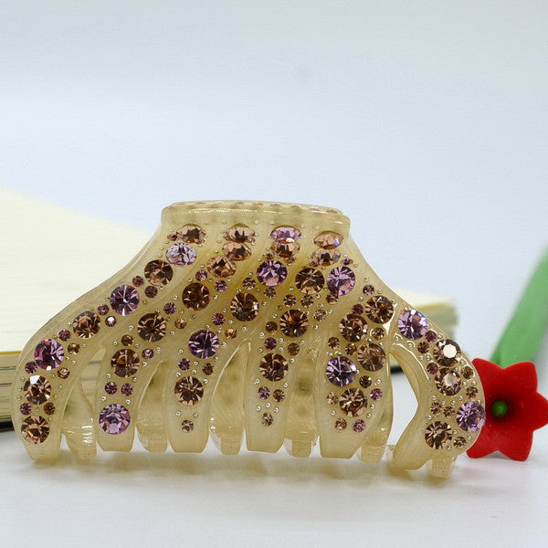 Headdress and hairwear crystal Rhinestone hot sale hair clip hair Claw hair pin Clamp high end hair
