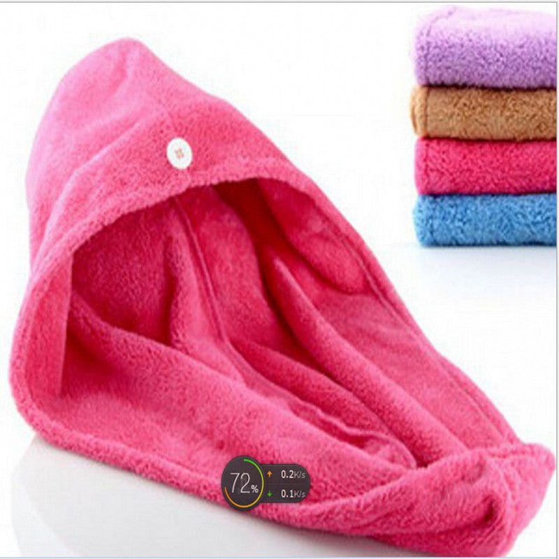 Womens Girls Lady's Magic Quick Dry Bath Hair Drying Towel Head