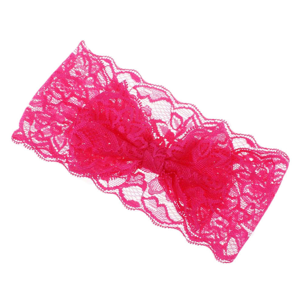1 Pcs Baby Hair Accessories Toddler Cute Girl Kids Bow Hairband Turban Headband - Shopy Max