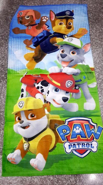 NEW cartoon paw patrol Towels one meter five children cotton beach towel size:150*72cm