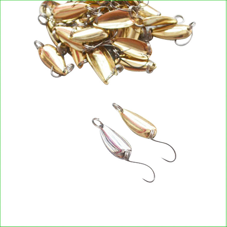 L519M 10 pcs /set 1.6g Fishing Lure fishing spoon metal fishing lure bait spoon - Shopy Max