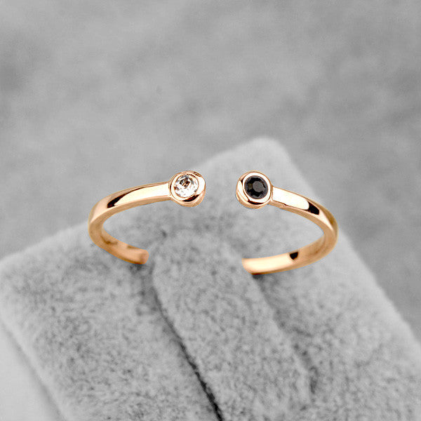 2014 New Sale Real Italina Rigant Austria Crystal Ring 18K gold Plated Rings for Women Enviromental Openings ring #RA11542Rose