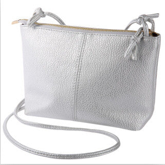 PU Leather Bag Women's Messenger Bags Satchel Purse Ladies Retro Solid Color - Shopy Max
