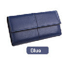 Guarantee Genuine Leather Wallets Luxury Brand Women's Purse Big Capacity Two Fold - Shopy Max