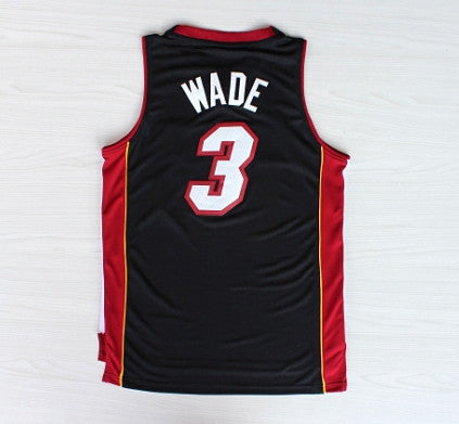 Hot Dwyane Wade Jersey, New Material #3 Dwayne Wade jerseys Embroidery Stitched men's Basketball Jerseys size S-XXL