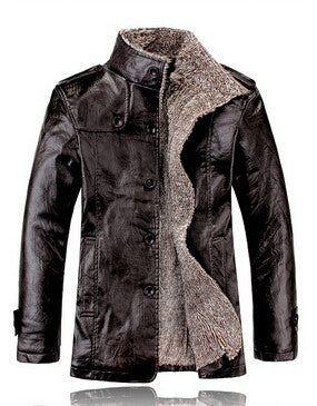 Winter Men Leather Jacket