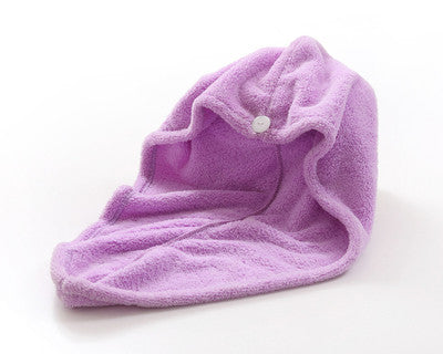 Towels Bathroom Hair Towel 1pc Womens Girls Magic Hair Drying Hat Cap Salon Towels Quick Dry Bath Microfiber Fabric - Shopy Max