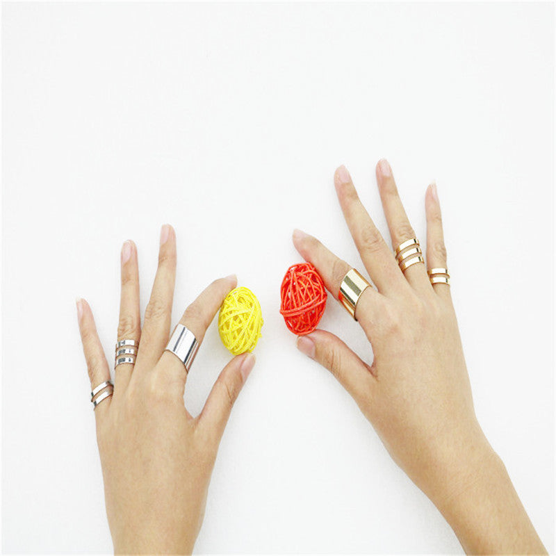 3 Pcs/Set Fashion Above The Knuckle Open Ring - Shopy Max