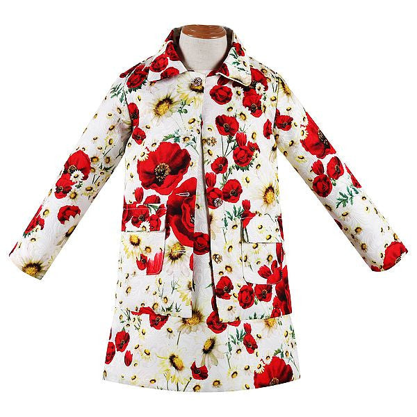 Milan Creations Girls Sets 2016 Brand Kids Clothes Girls Clothing Sets Floral Pattern Kids Tracksuit