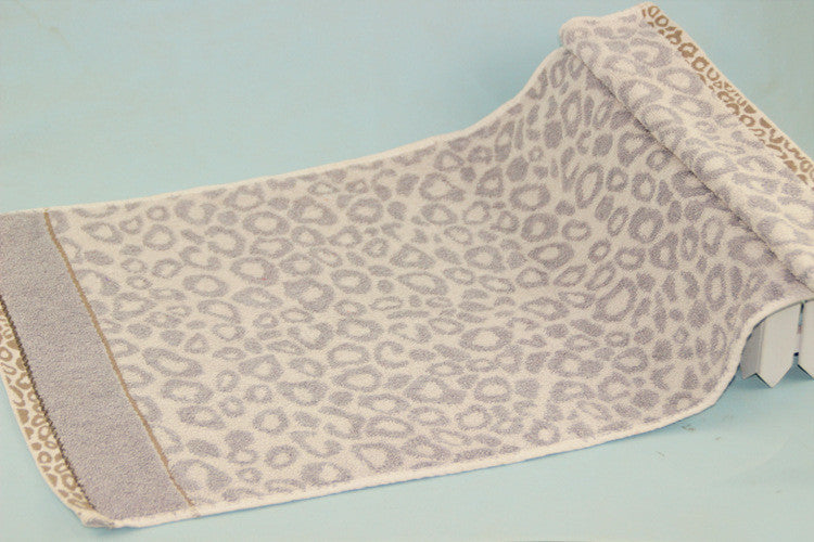 34x70CM Leopard Microfiber Fast Drying Bath Beach 12 Color Towel - Shopy Max