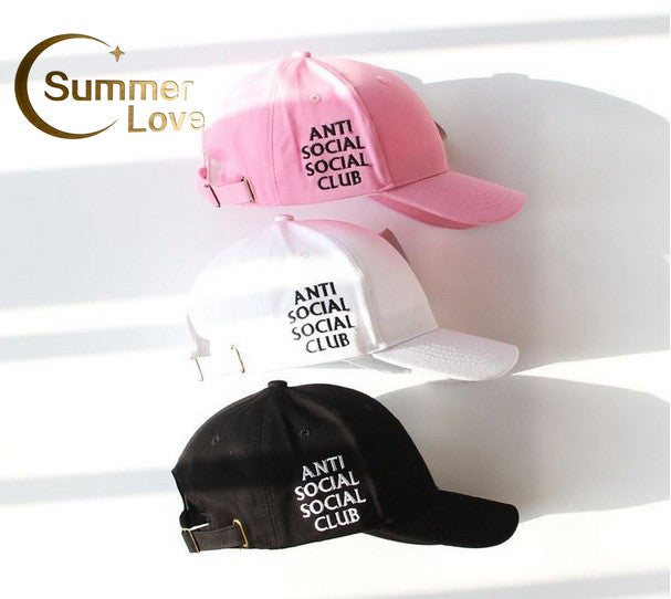 New Fashion Letter Baseball Cap Golf Ball Caps Social Club Snapback Caps Men/Women's Hats - Shopy Max