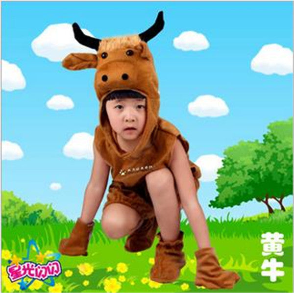5pcs/set Summer Kids Set Girls Boys Cosplay Costume Kindergarten Performance