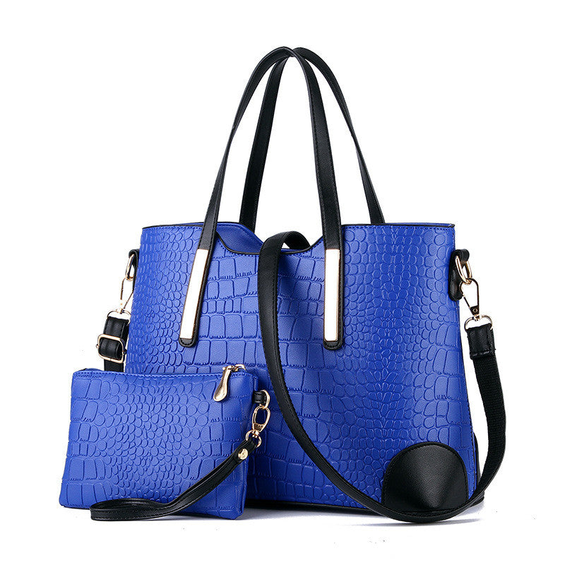 New 2016 women handbags leather hand bag michael crocodile crossbody