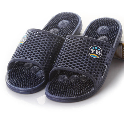 Summer lovers slippers home female summer slip-resistant at home male plastic bathroom acupoint massage slippers