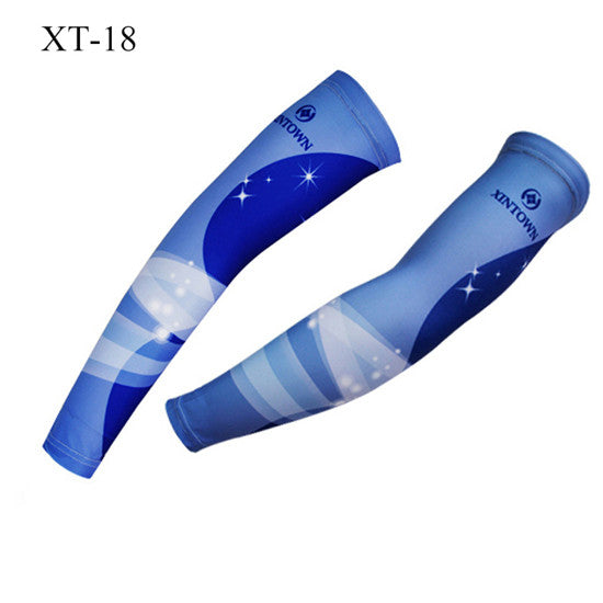XINTOWN 2016 Outdoor Sport Running Manguito De Ciclismo Baseball Uv Arm Sleeves Bike Cycling Armwarmer Sportwear Women Men