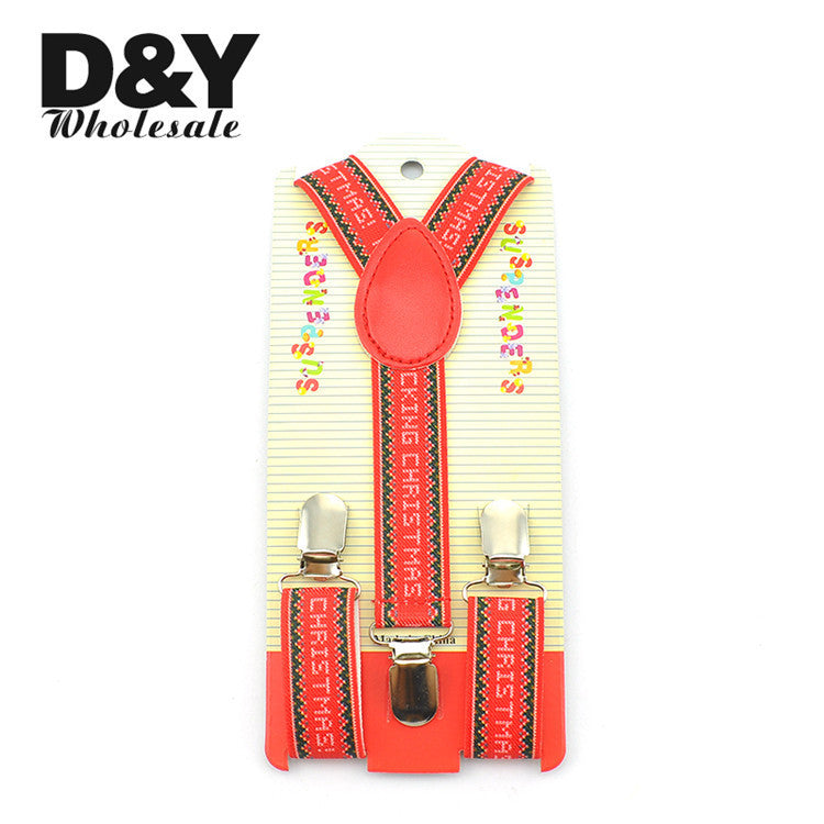 2016 New arrival Children boy girl Cute Carton Plaid Music Braces adjustable Elastic