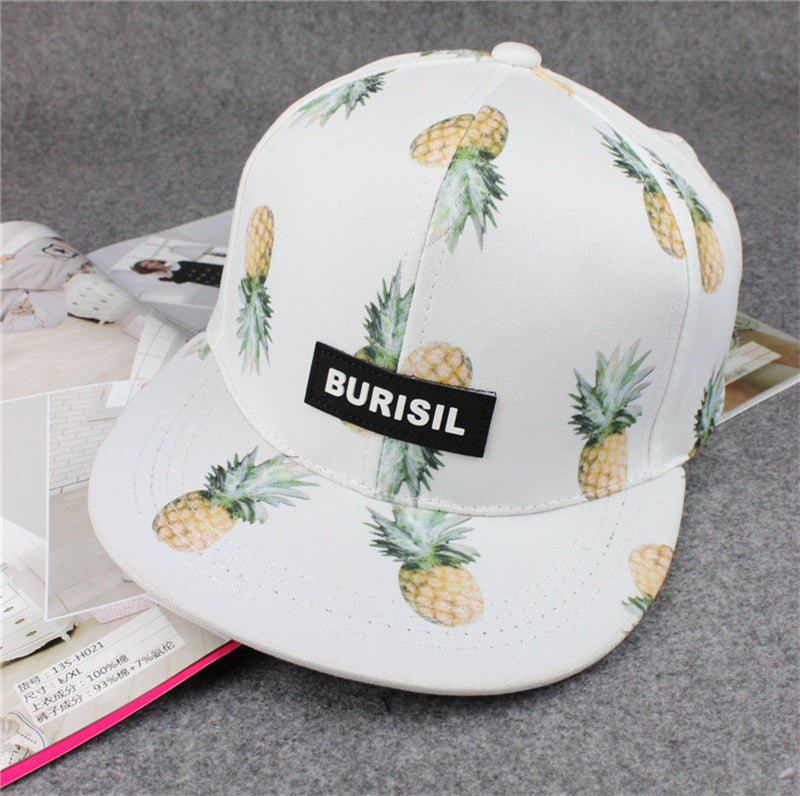 Pop New 2016 Fashion Bone aba reta pineapple fruit Hat ladies Snapback - Shopy Max