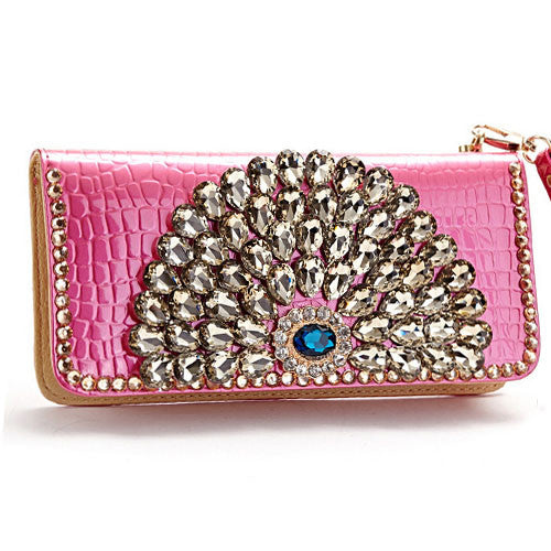 Fashion style banquet women wallets luxury brand women purse PU leather - Shopy Max