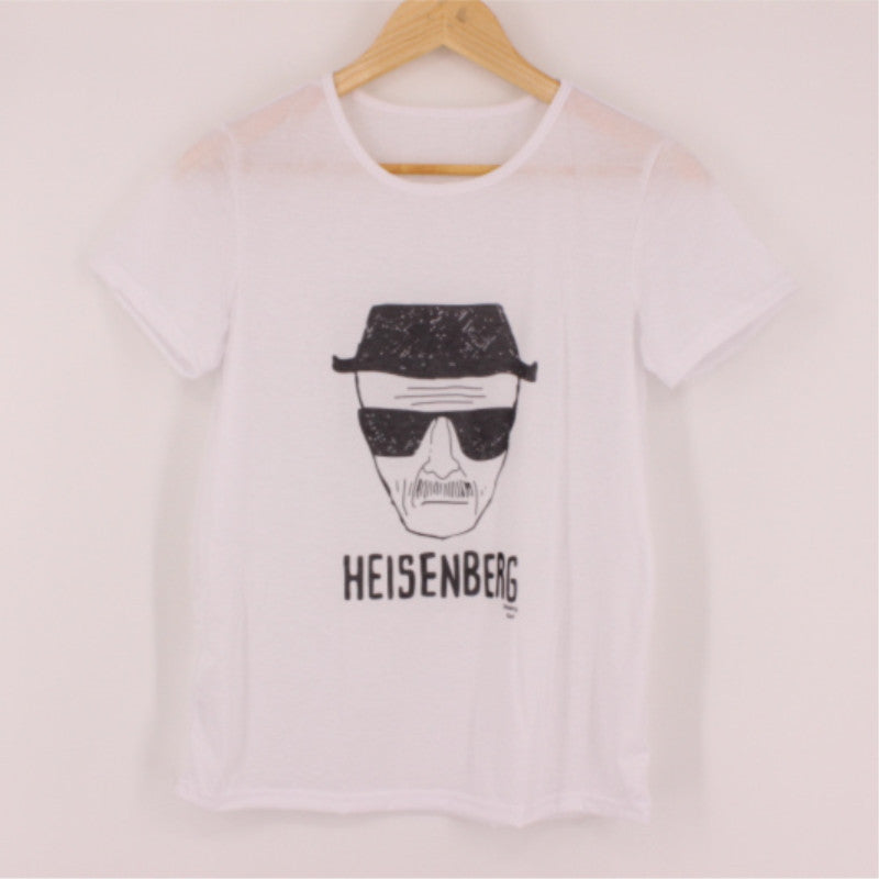 Women Print T-Shirt (+ Black Pocket Cat Harajuku)