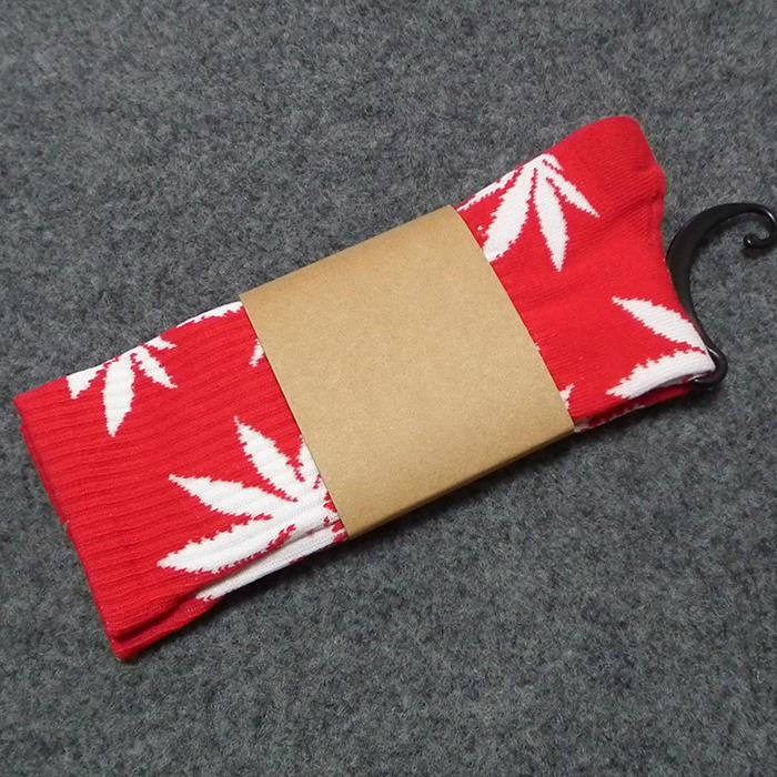 1 pair Men sock Maple leaf Socks long fashion Weed Socks - Shopy Max