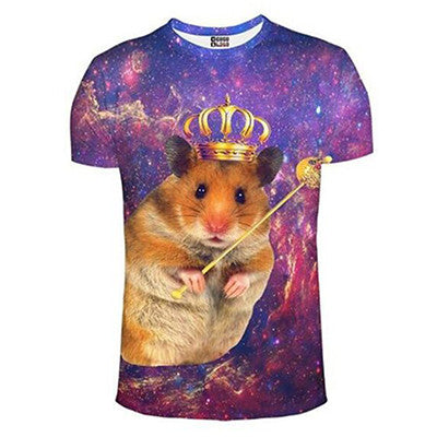 Mushroom Clown Cloud 3D Print T-Shirt