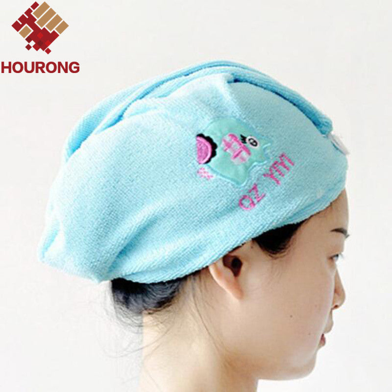 1Pcs Women Hair Drying Magic Towel Bath Towel Beach Hat Cap Head Wrap Quick Dry