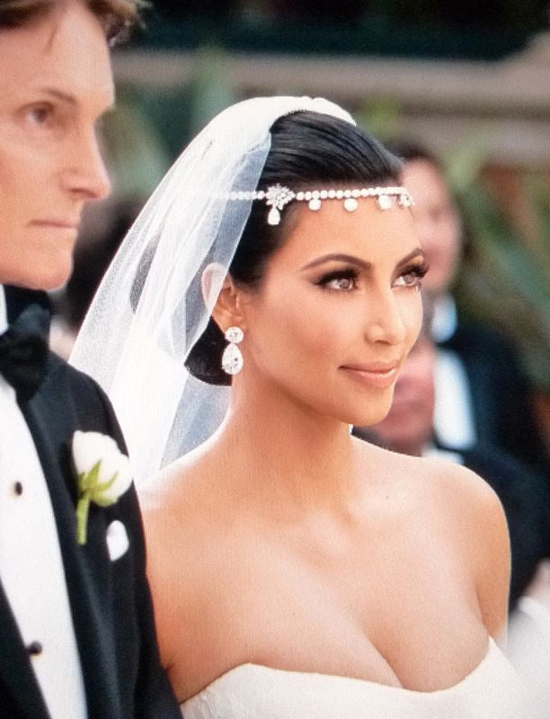 Hot Sale Crystal Women Forehead Headband Head Chain Headpiece Rhinestone Teardrop Tiara Vines Bridal